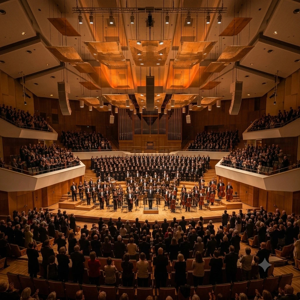Berliner Philharmonieでのベートーヴェン《交響曲第9番》公演